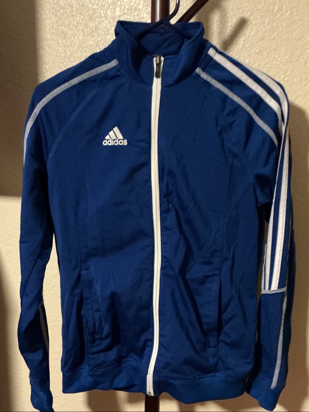 adidas Men's Navy Jacket with Yellow Trim